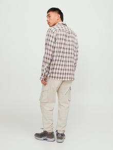 Jack & Jones Krój swobodny Spodnie bojówki -Moonbeam - 12242264