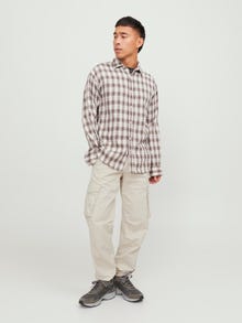 Jack & Jones Krój swobodny Spodnie bojówki -Moonbeam - 12242264
