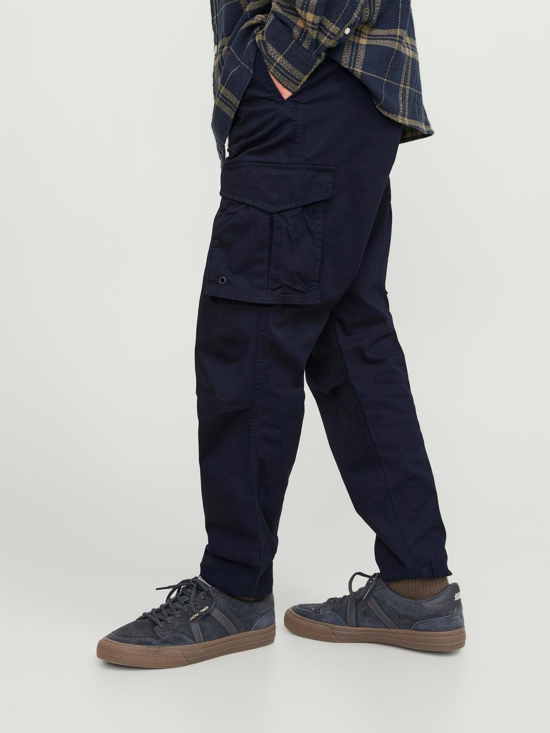 Jack & Jones Relaxed Fit Cargo trousers -Navy Blazer - 12242264