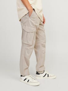 Jack & Jones Relaxed Fit Cargo-Hose -Silver Cloud - 12242264