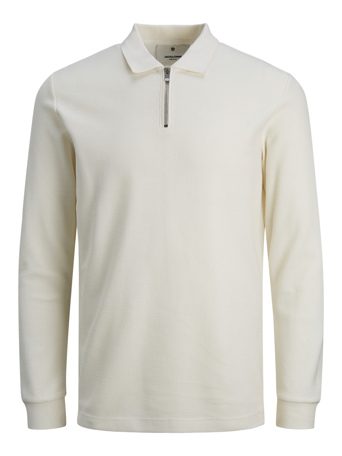 Jack & Jones Vanlig Polo T-skjorte -Tofu - 12242292