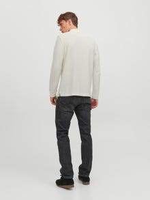 Jack & Jones Bez vzoru Polo límec Tričko -Tofu - 12242292