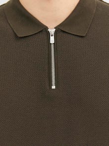 Jack & Jones Vanlig Polo T-skjorte -Black Ink  - 12242292