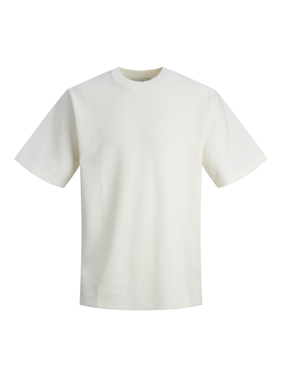 Jack & Jones T-shirt Liso Decote Redondo -Tofu - 12242295