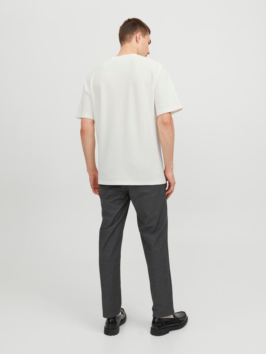 Jack & Jones Effen Ronde hals T-shirt -Tofu - 12242295