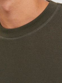 Jack & Jones Vanlig O-hals T-skjorte -Black Ink  - 12242295