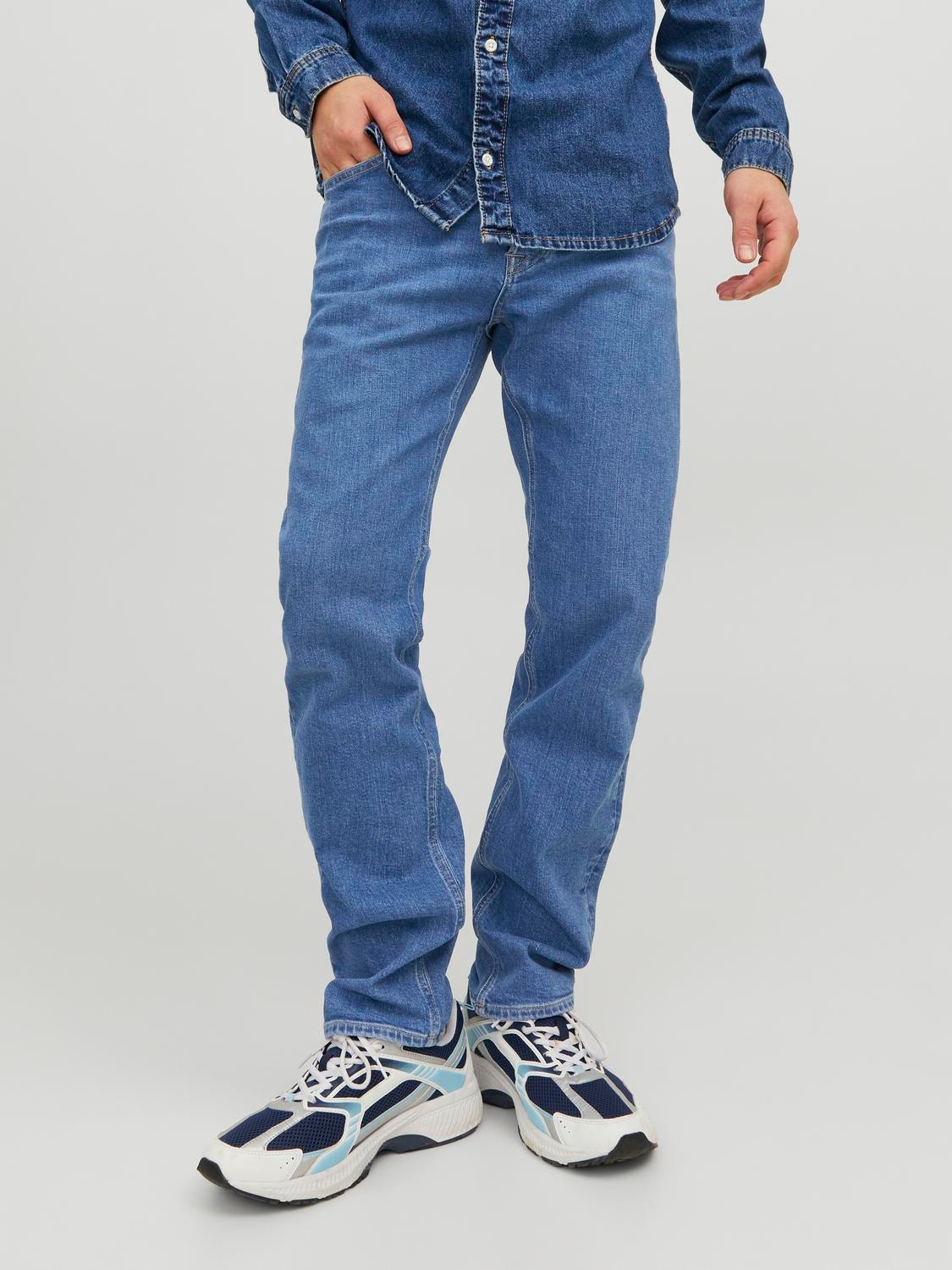 Jack & Jones JJIMIKE JJORIIGINAL AM 385 Jeans tapered fit -Blue Denim - 12242320