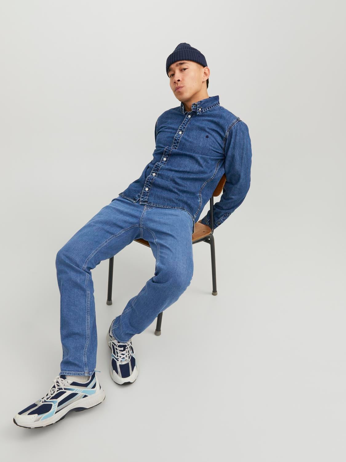 JJIMIKE JJORIGINAL AM 385 NOOS Tapered fit jeans | Medium