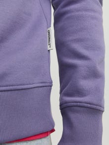Jack & Jones Printed Crew neck Sweatshirt -Twilight Purple - 12242366