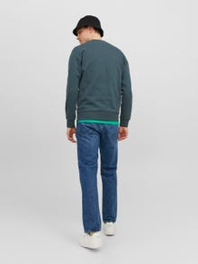 Jack & Jones Nyomott mintás Személyzeti nyakú pulóver -Magical Forest - 12242366