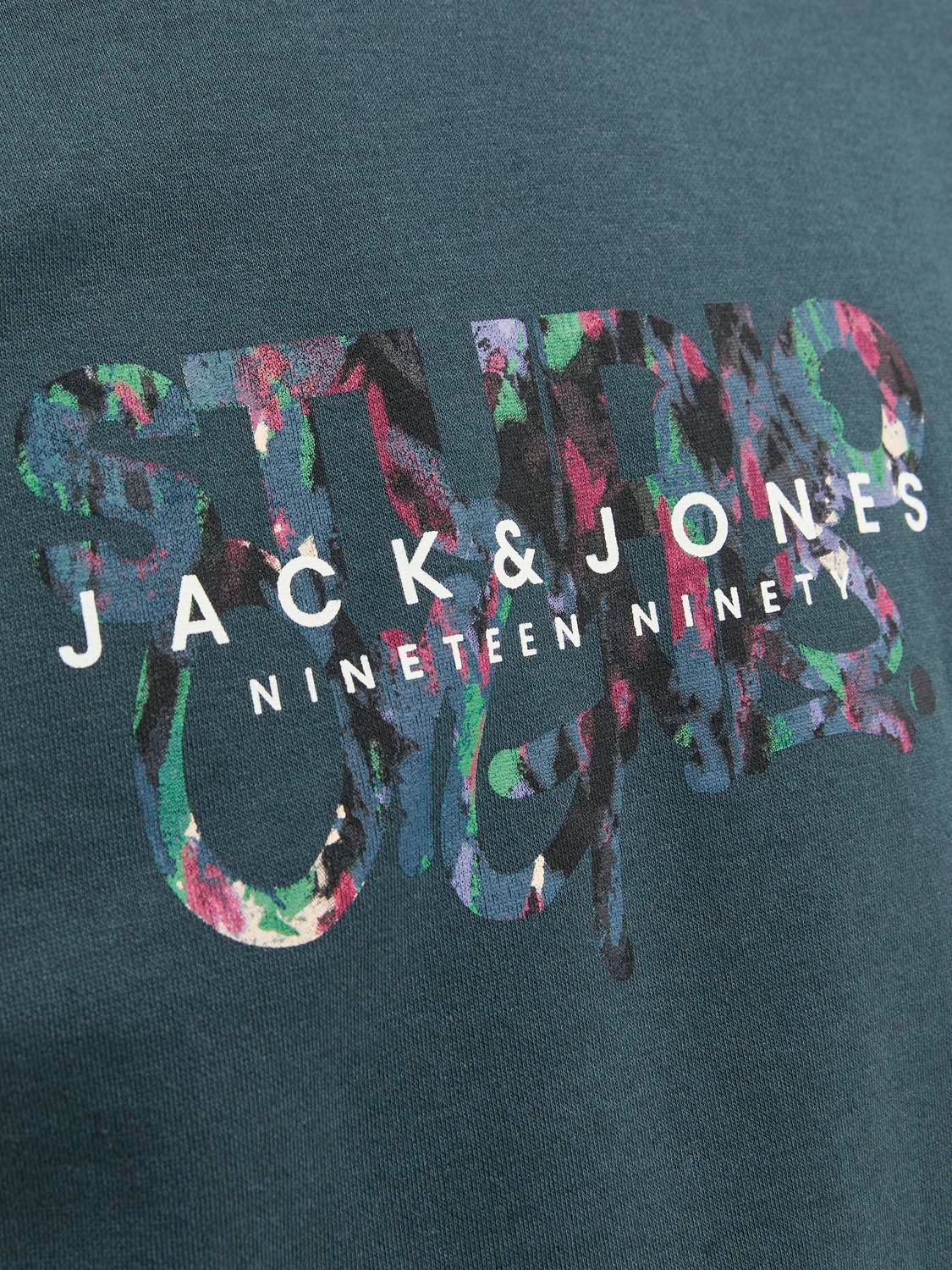 Jack & Jones Bedrukt Sweatshirt met ronde hals -Magical Forest - 12242366