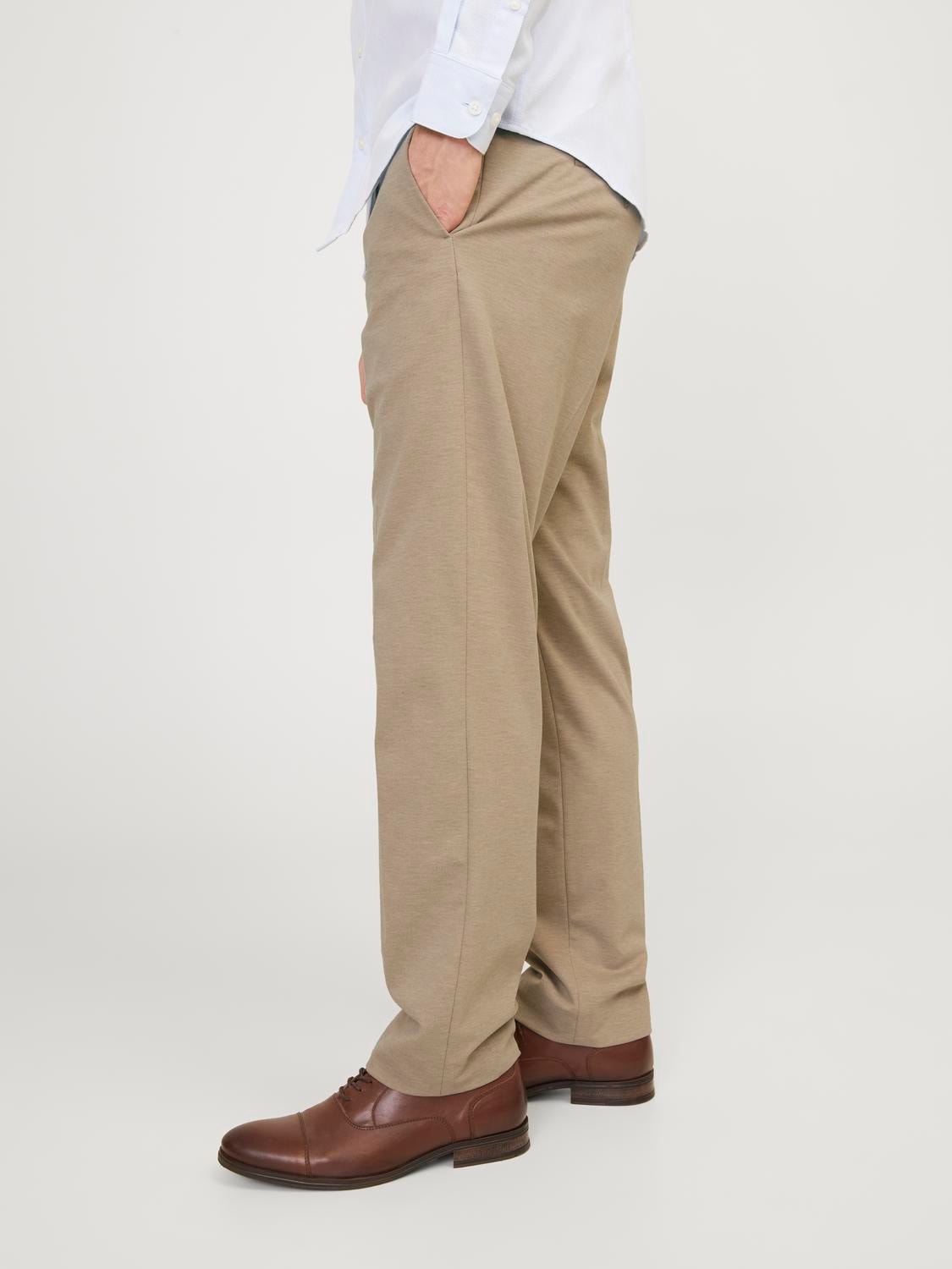Jack & Jones JPRJONES Slim Fit Tailored bukser -Travertine - 12242392