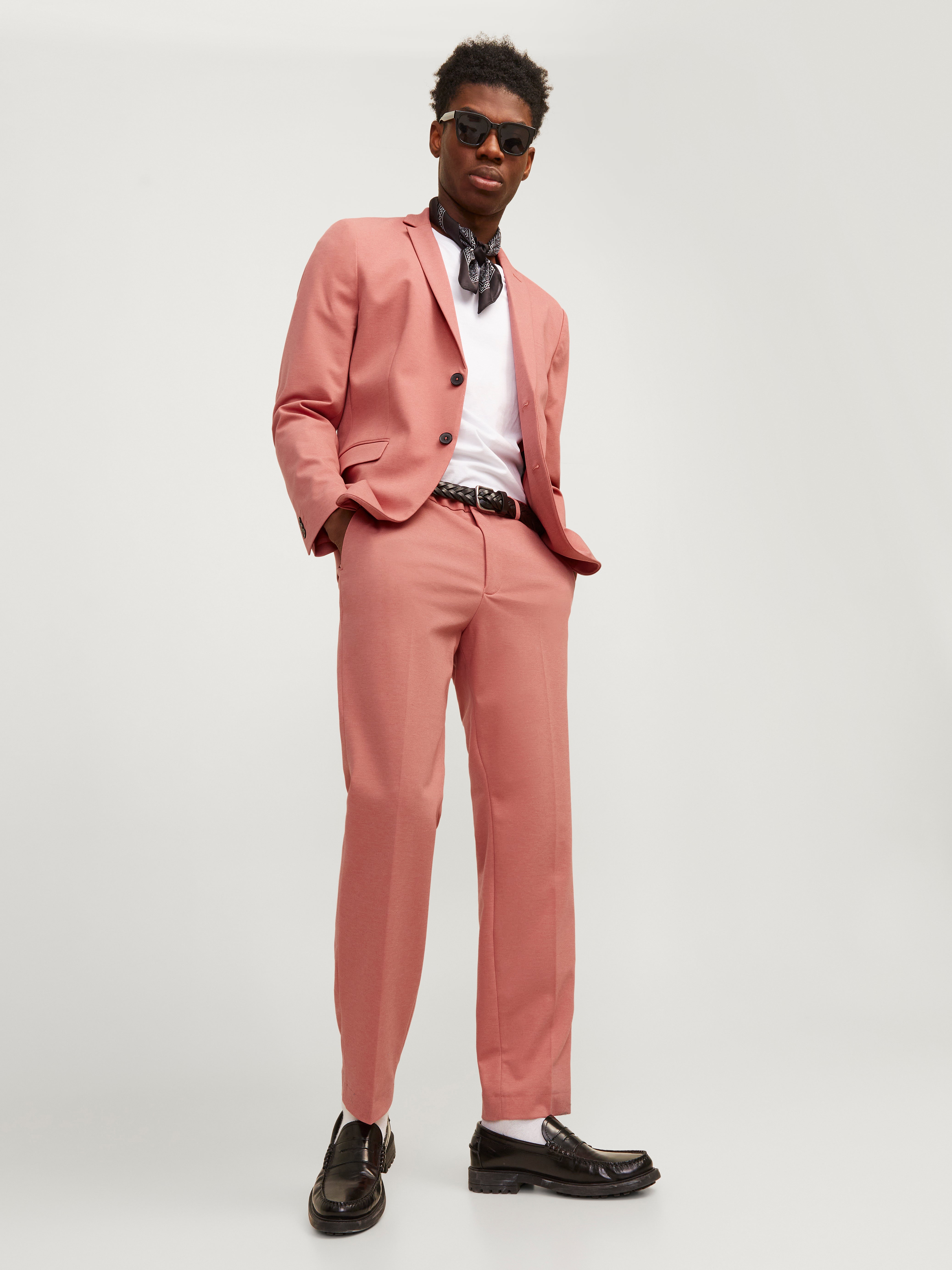 Jack & Jones JPRJONES Slim Fit Tailored Trousers -Rapture Rose - 12242392