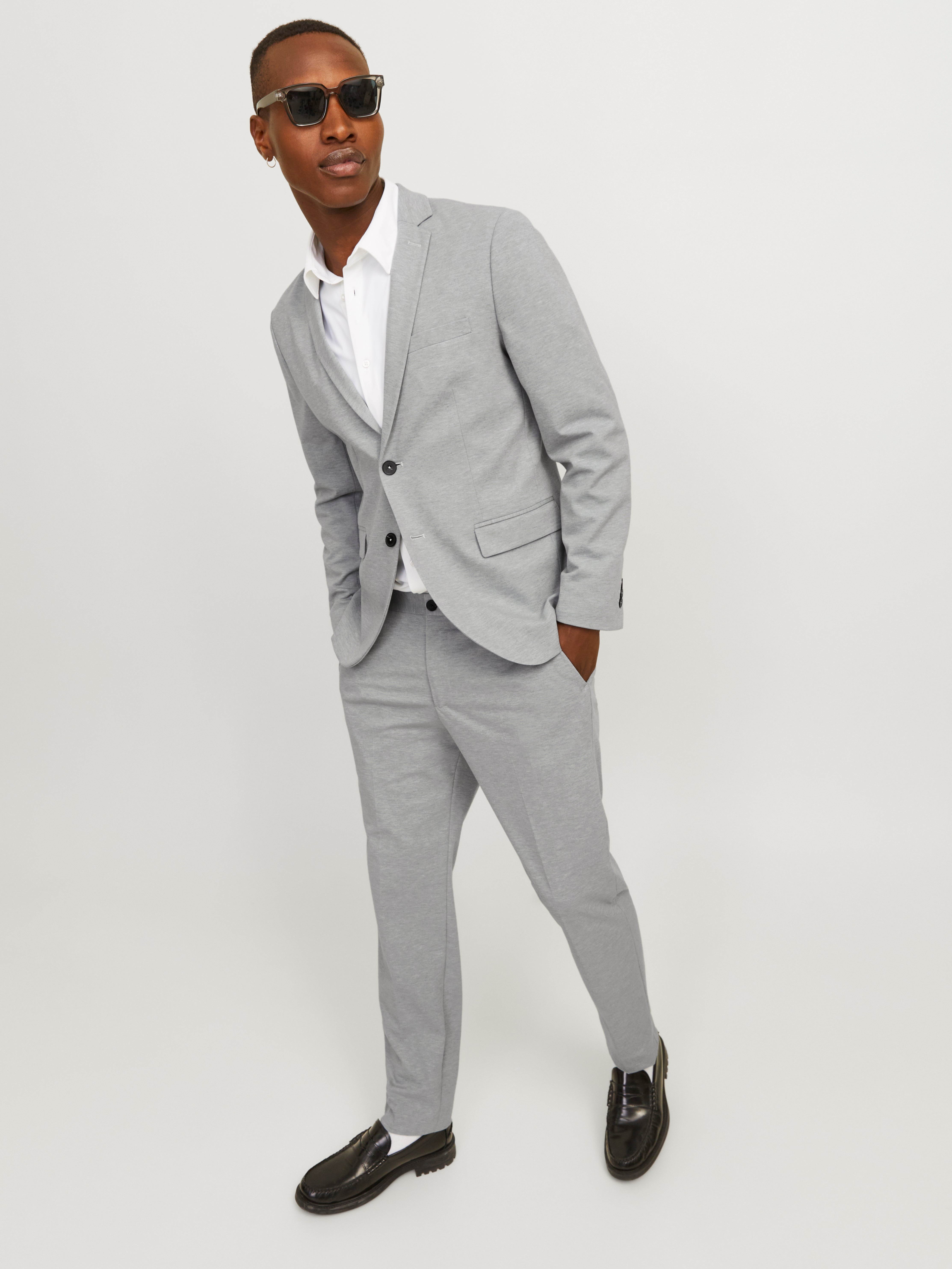 Jack & Jones JPRJONES Slim Fit Tailored Trousers - 12242392