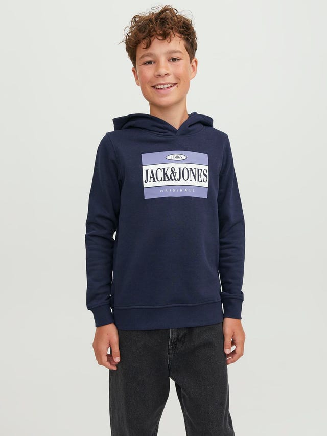 Jack & Jones Logo Hættetrøje Til drenge - 12242465