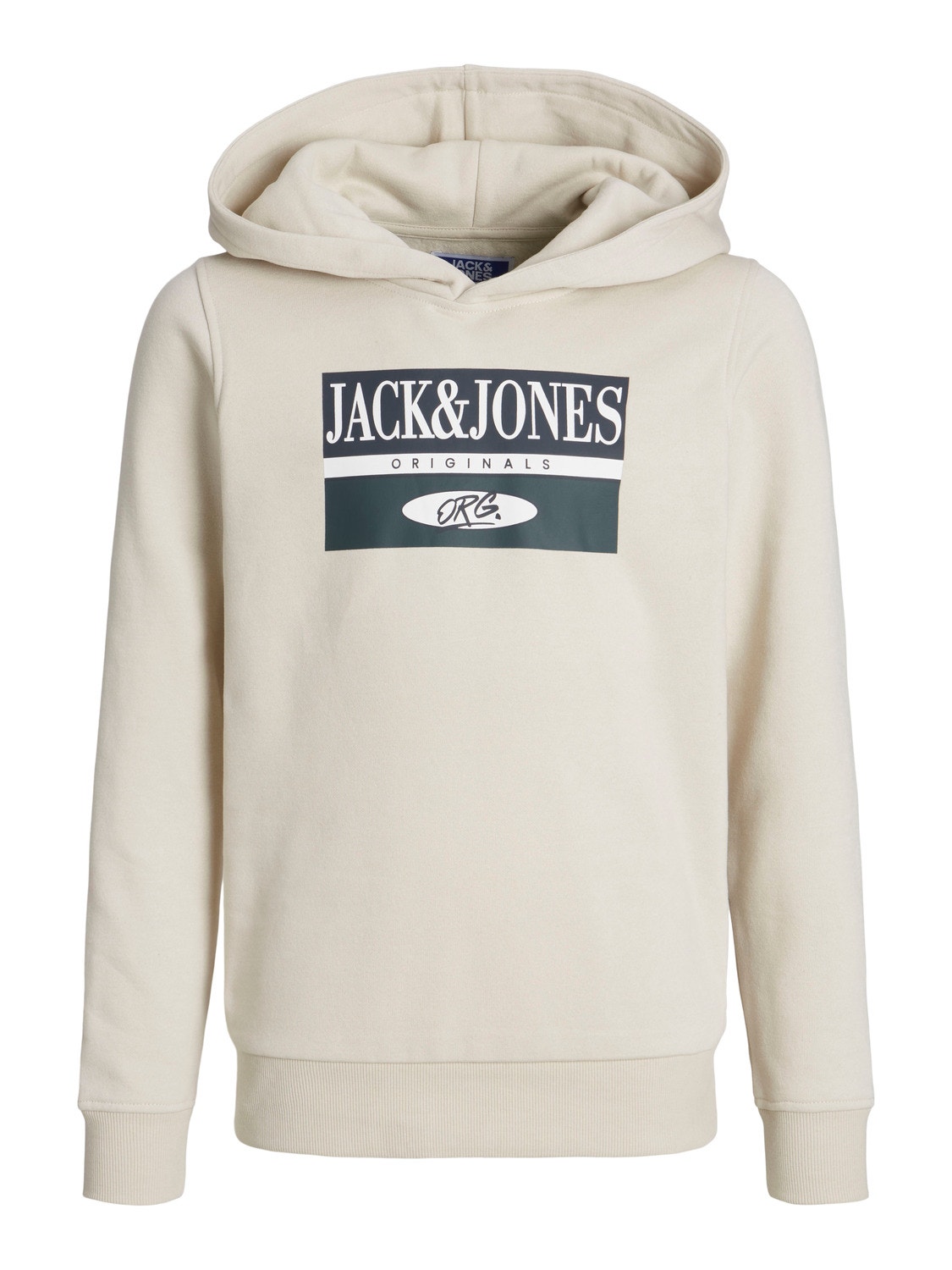 Jack & Jones Logo Hoodie Voor jongens -Moonbeam - 12242465