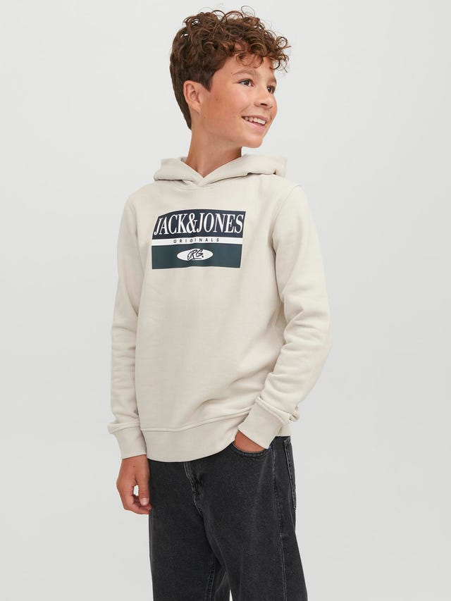 Jack & Jones Logo Hoodie Voor jongens - 12242465