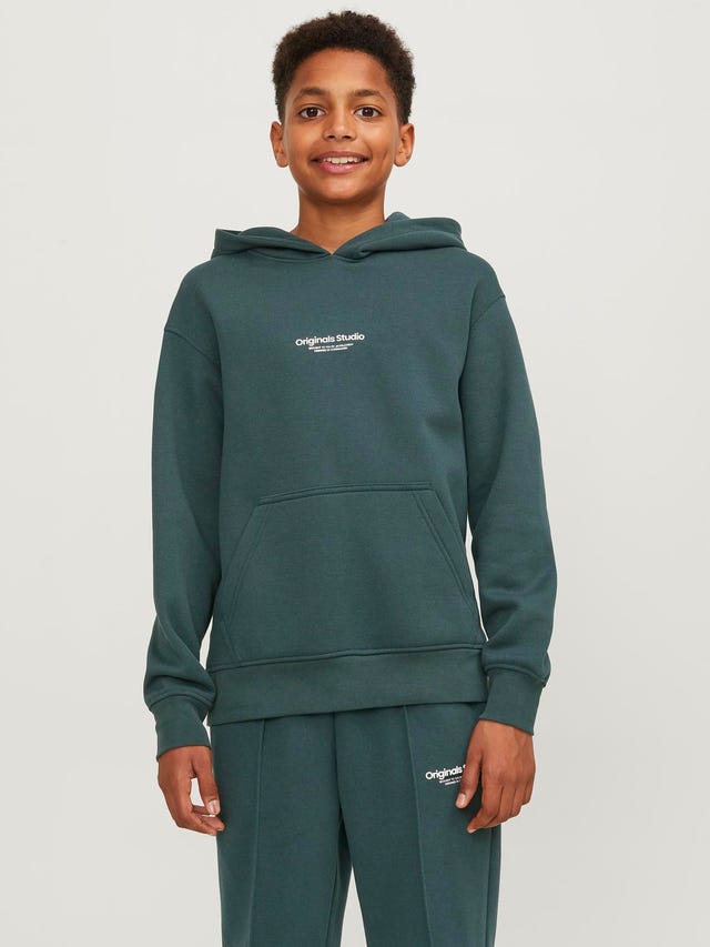 Jack & Jones Printed Hoodie For boys - 12242469