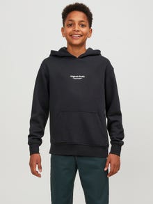 Jack & Jones Spausdintas raštas Džemperis Jaunimui -Black - 12242469