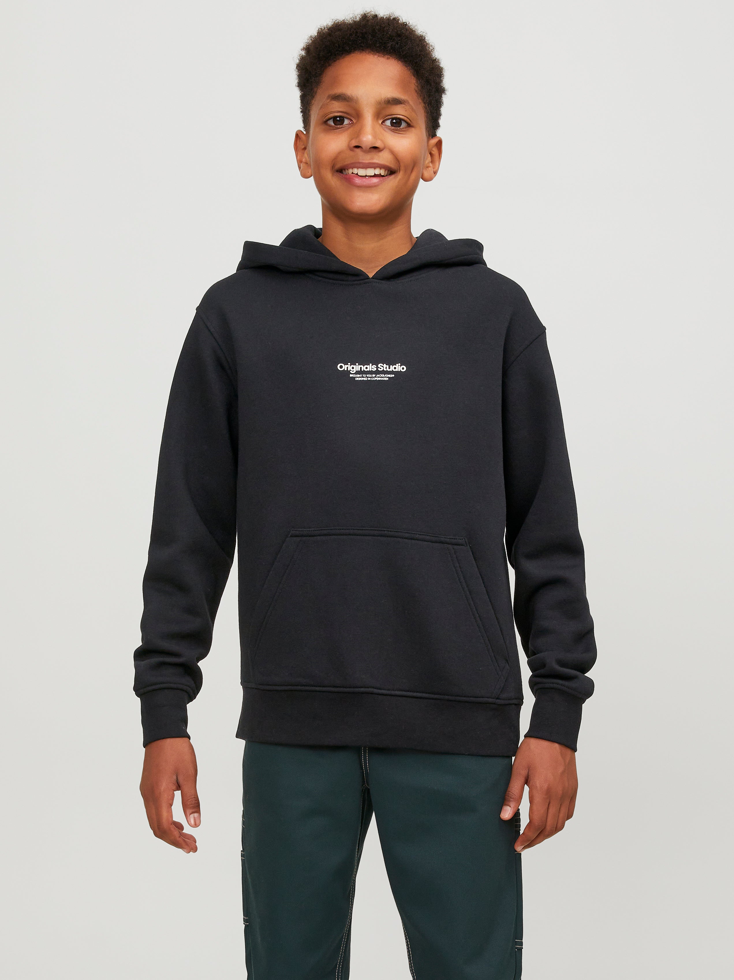 Gedruckt Kapuzenpullover Junior Schwarz Jack Jones