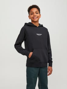 Jack & Jones Spausdintas raštas Džemperis Jaunimui -Black - 12242469