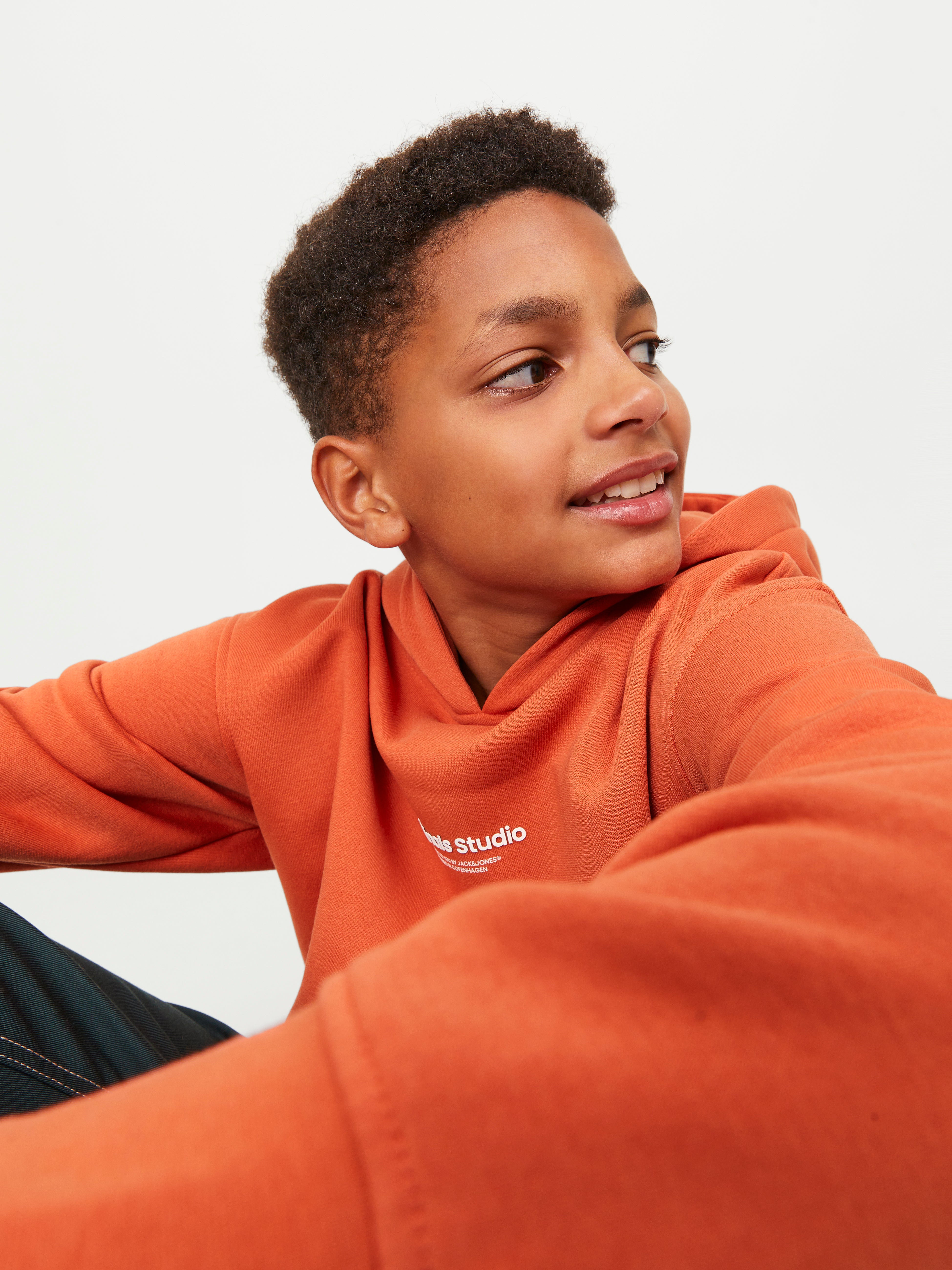 Kids on sale orange sweatshirt