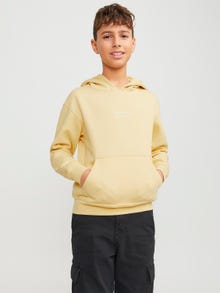 Jack & Jones Nyomott mintás Kapucnis felső Ifjúsági -Italian Straw - 12242469