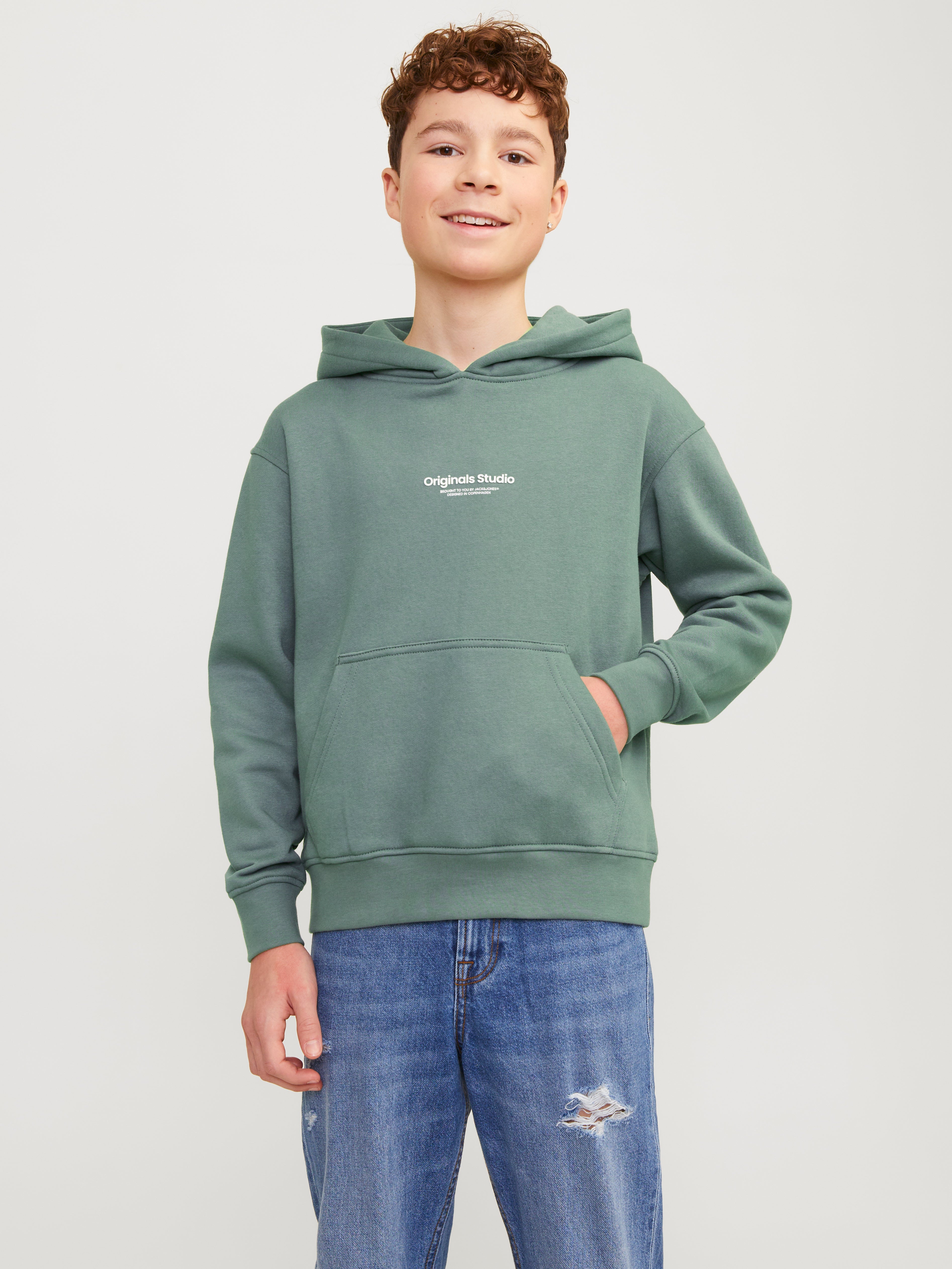 Jack & Jones Printed Hoodie For boys - 12242469