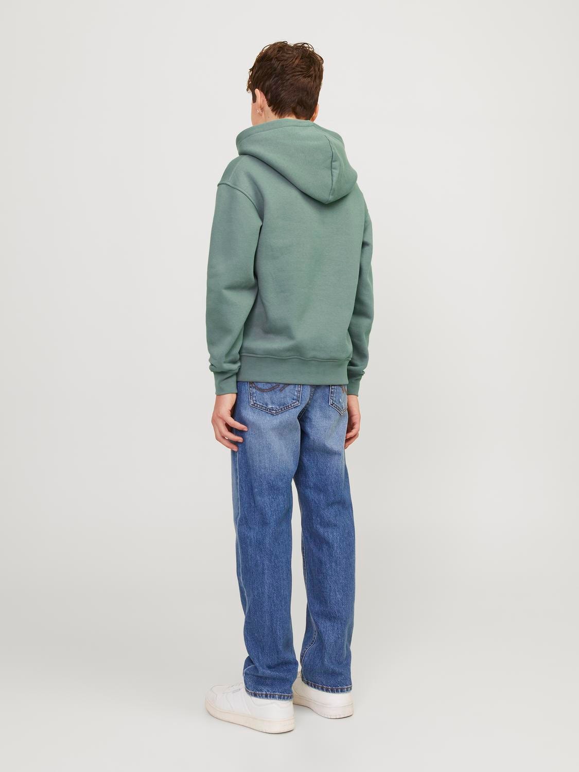 Jack & Jones Hoodie Estampar Para meninos -Laurel Wreath - 12242469