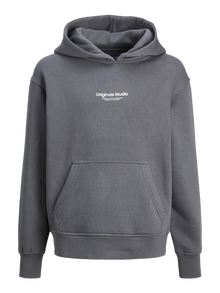 Jack & Jones Bedrukt Hoodie Voor jongens -Iron Gate - 12242469