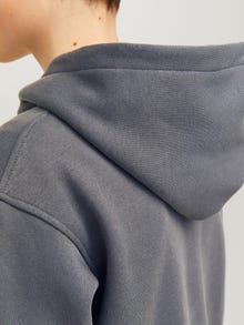 Jack & Jones Spausdintas raštas Megztinis su gobtuvu For boys -Iron Gate - 12242469