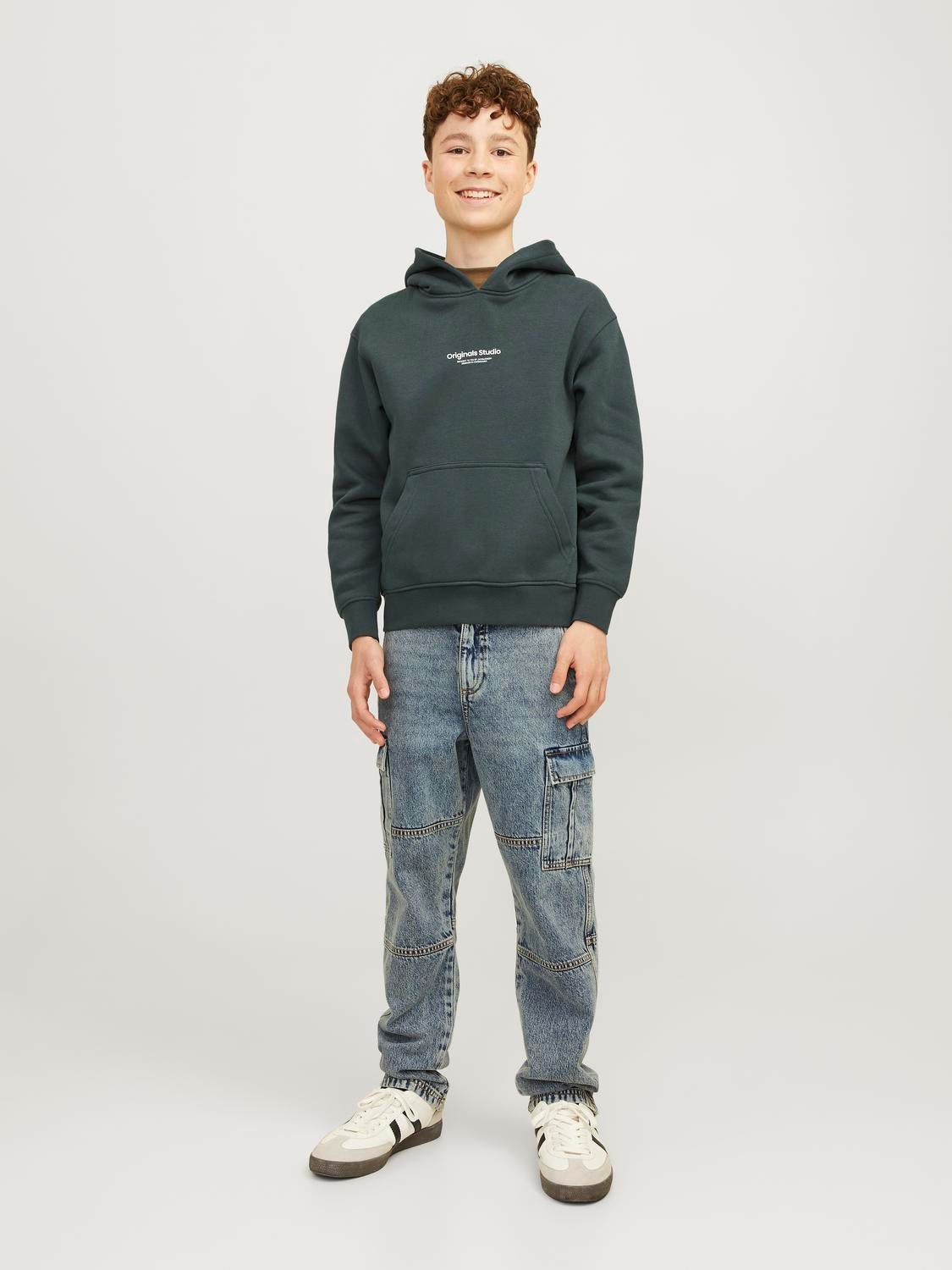 Bedrukt Hoodie Voor jongens