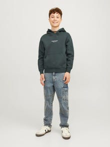 Jack & Jones Hoodie Estampar Para meninos -Forest River - 12242469