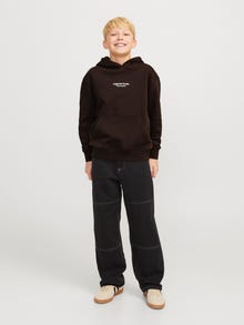 Jack & Jones Sweat à capuche Imprimé Junior -Chocolate Torte - 12242469