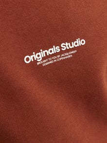 Jack & Jones Sweat à capuche Imprimé Pour les garçons -Brandy Brown - 12242469