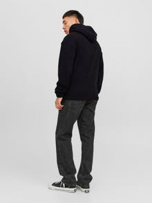 Jack & Jones Einfarbig Kapuzenpullover -Black - 12242470