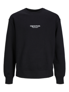 Jack & Jones Junior Painettu Svetari -Black - 12242471