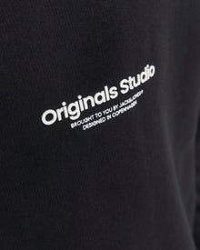 Jack & Jones Gedruckt Sweatshirt mit Rundhals Für jungs -Black - 12242471