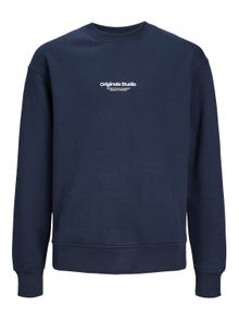 Jack & Jones Gedruckt Sweatshirt mit Rundhals Für jungs -Sky Captain - 12242471