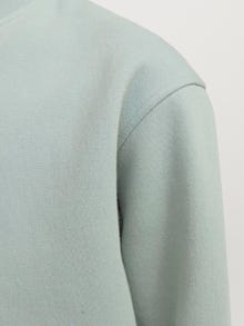 Jack & Jones Printet Sweatshirt med rund hals Til drenge -Gray Mist - 12242471
