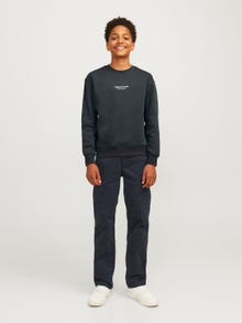 Jack & Jones Printed Crew neck Sweatshirt For boys -Forest River - 12242471