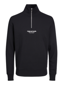 Jack & Jones Bedrukt Sweatshirt met rits Voor jongens -Black - 12242475