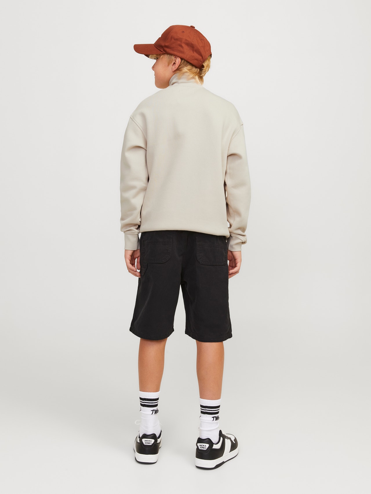 Jack & Jones Printet Sweatshirt med lynlås Til drenge -Moonbeam - 12242475