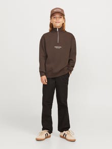 Jack & Jones Sweat à fermeture éclair Imprimé Junior -Chocolate Torte - 12242475