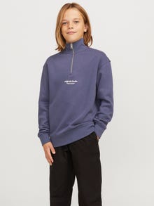 Jack & Jones SUDADERA con cremallera Estampado Junior -Nightshadow Blue - 12242475