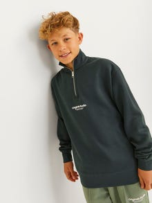 Jack & Jones Printet Sweatshirt med lynlås Til drenge -Forest River - 12242475