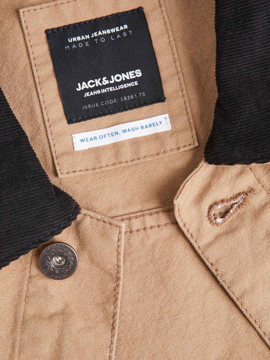 Jack & Jones Džínová bunda -Almond - 12242477