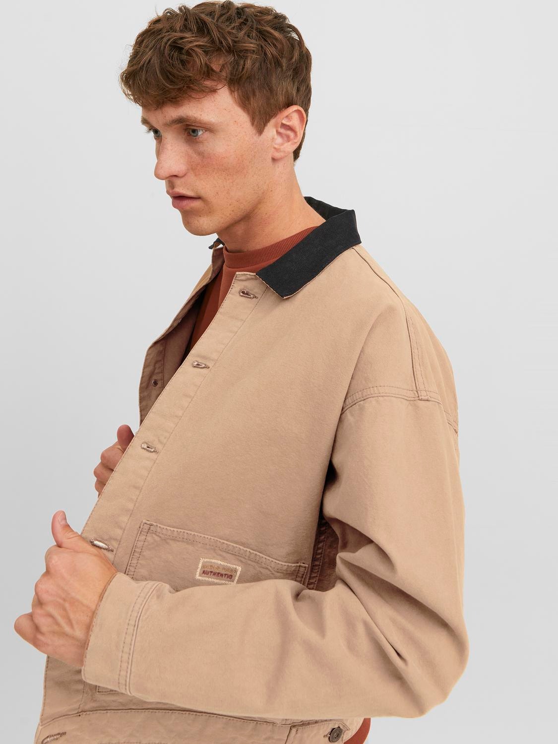 Jack & Jones Džínová bunda -Almond - 12242477