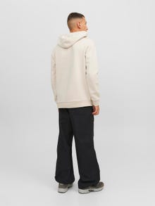 Jack & Jones Logo Mikina s kapucí -Moonbeam - 12242480