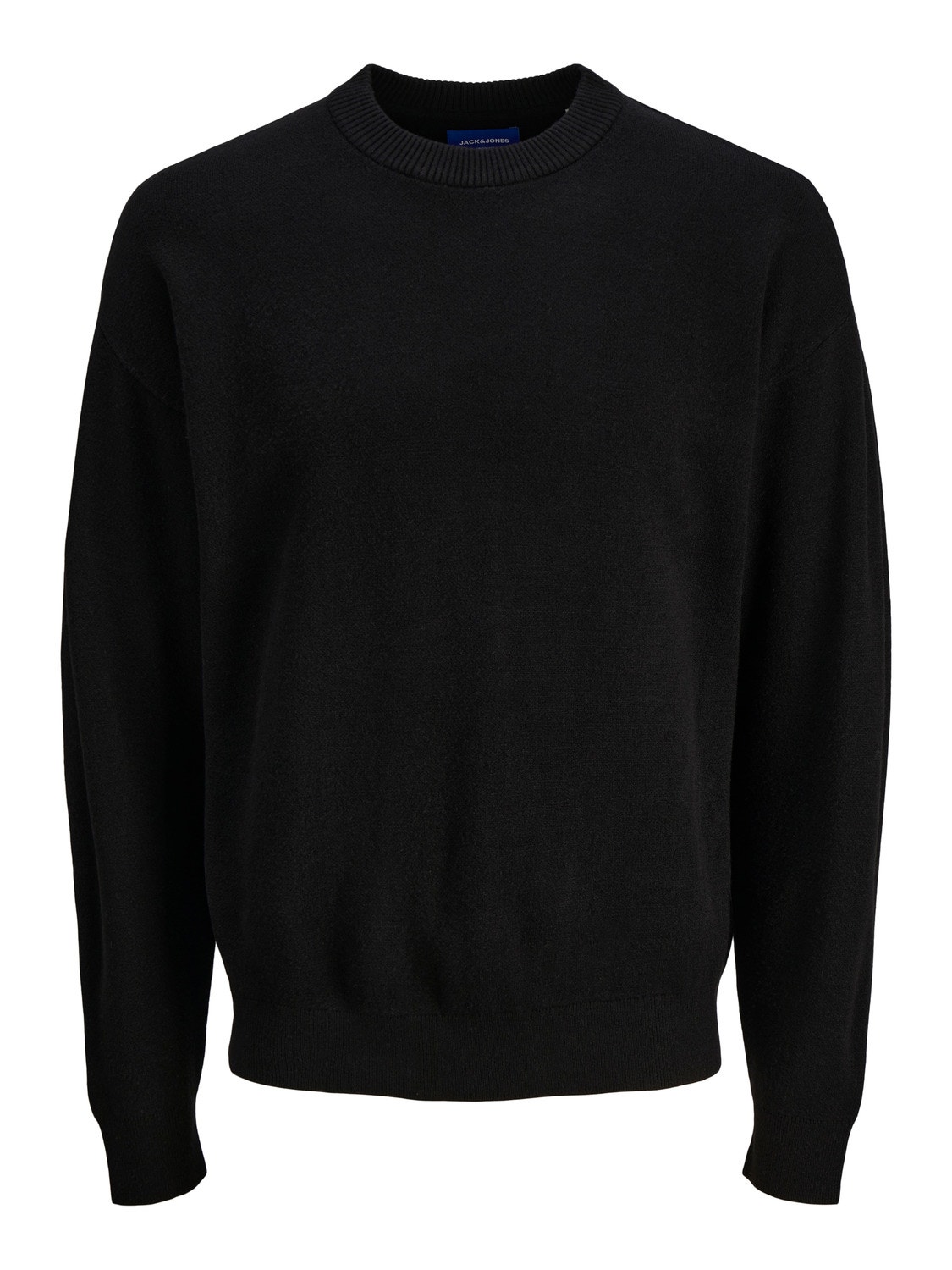 Jack & Jones Bez vzoru Svetr s okrouhlým výstřihem -Black - 12242512